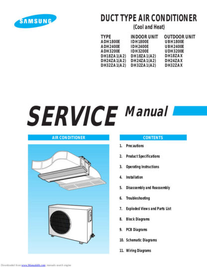 Samsung Air Conditioner Service Manual 111