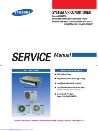 Samsung Air Conditioner Service Manual 112