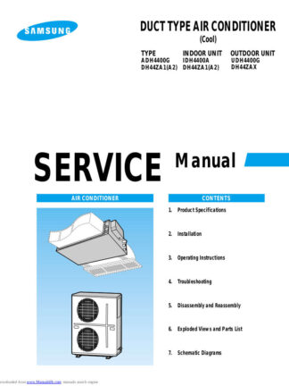 Samsung Air Conditioner Service Manual 113