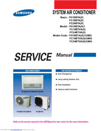 Samsung Air Conditioner Service Manual 116