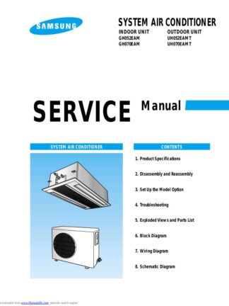 Samsung Air Conditioner Service Manual 117