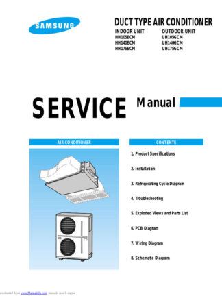 Samsung Air Conditioner Service Manual 118