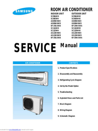 Samsung Air Conditioner Service Manual 120