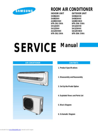 Samsung Air Conditioner Service Manual 121