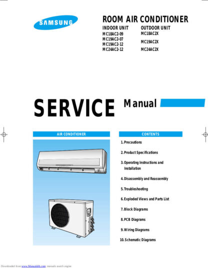 Samsung Air Conditioner Service Manual 123