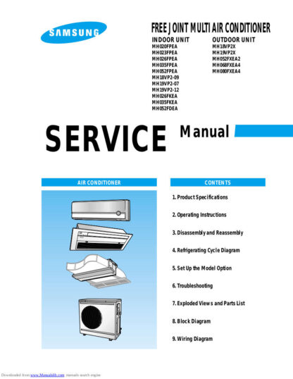 Samsung Air Conditioner Service Manual 126