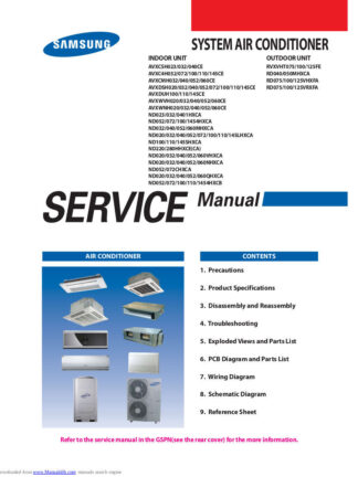 Samsung Air Conditioner Service Manual 132