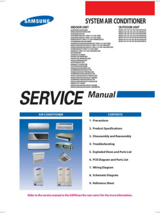 Samsung Air Conditioner Service Manual 133