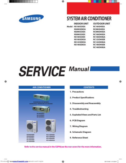 Samsung Air Conditioner Service Manual 135