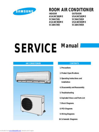 Samsung Air Conditioner Service Manual 138