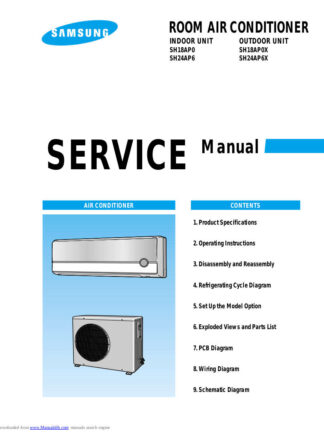 Samsung Air Conditioner Service Manual 139