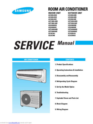 Samsung Air Conditioner Service Manual 141