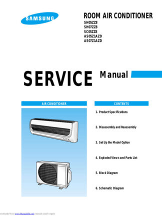 Samsung Air Conditioner Service Manual 142