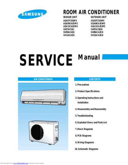 Samsung Air Conditioner Service Manual 143