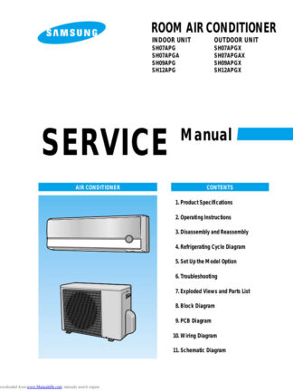 Samsung Air Conditioner Service Manual 144