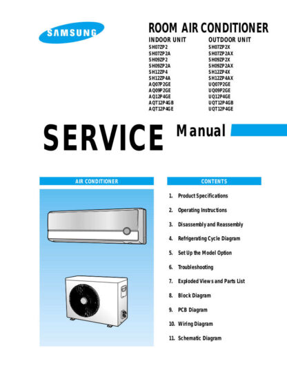 Samsung Air Conditioner Service Manual 147