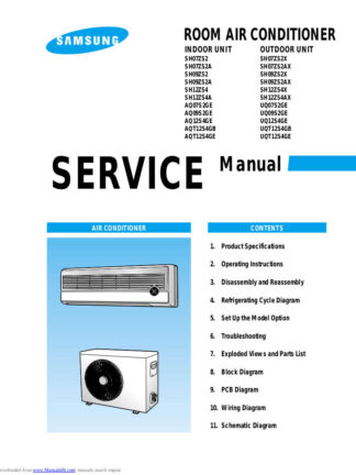 Samsung Air Conditioner Service Manual 149