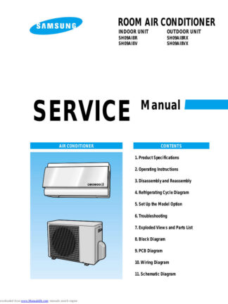 Samsung Air Conditioner Service Manual 150