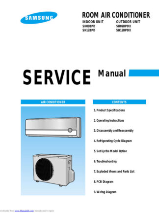 Samsung Air Conditioner Service Manual 151