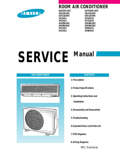 Samsung Air Conditioner Service Manual 154