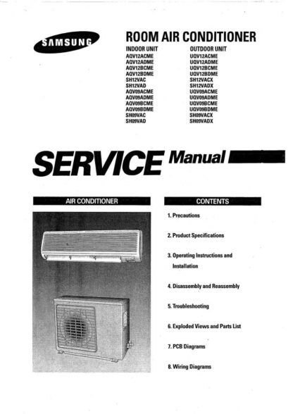 Samsung Air Conditioner Service Manual 155