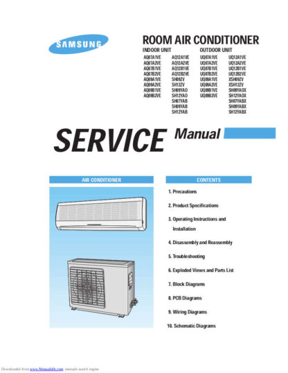 Samsung Air Conditioner Service Manual 156