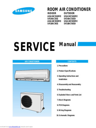 Samsung Air Conditioner Service Manual 157