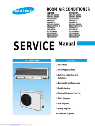 Samsung Air Conditioner Service Manual 160