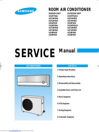 Samsung Air Conditioner Service Manual 161