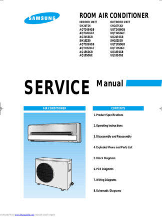 Samsung Air Conditioner Service Manual 162