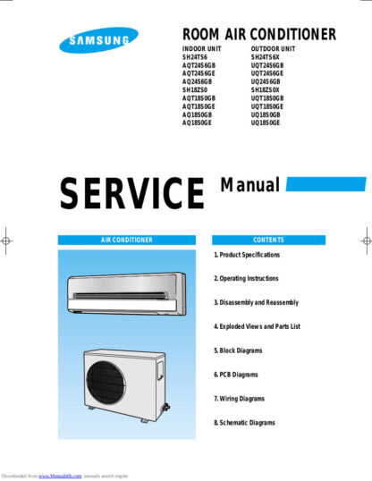 Samsung Air Conditioner Service Manual 162