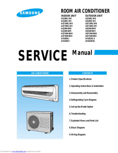 Samsung Air Conditioner Service Manual 163