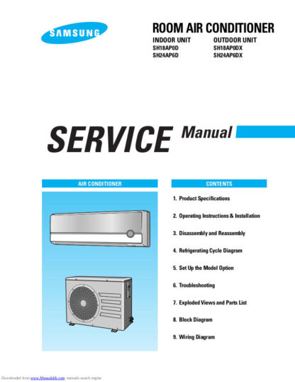 Samsung Air Conditioner Service Manual 164