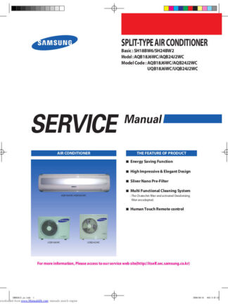 Samsung Air Conditioner Service Manual 165