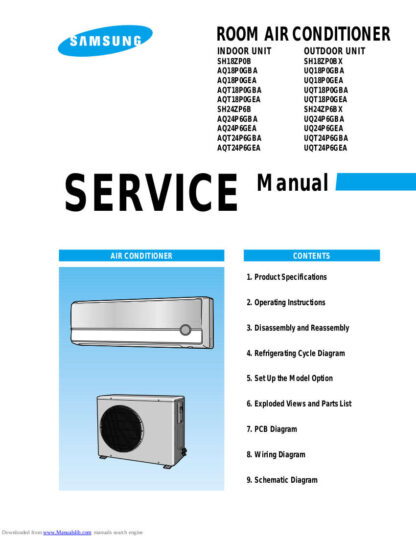 Samsung Air Conditioner Service Manual 166