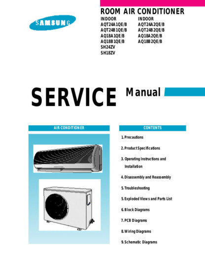 Samsung Air Conditioner Service Manual 167