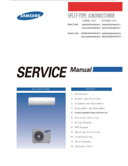 Samsung Air Conditioner Service Manual 168