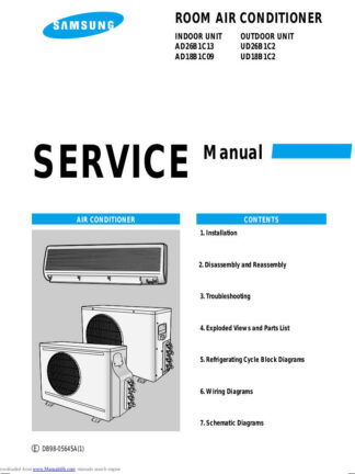 Samsung Air Conditioner Service Manual 171