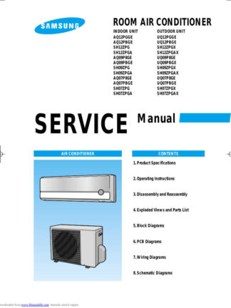 Samsung Air Conditioner Service Manual 173