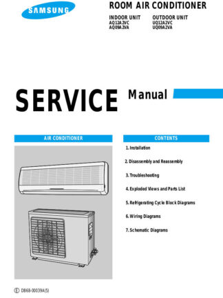 Samsung Air Conditioner Service Manual 174