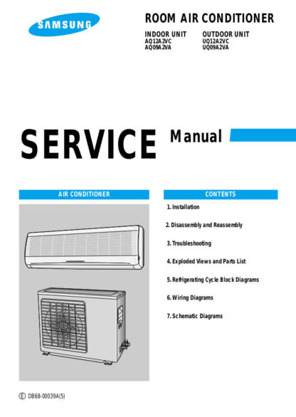 Samsung Air Conditioner Service Manual 174