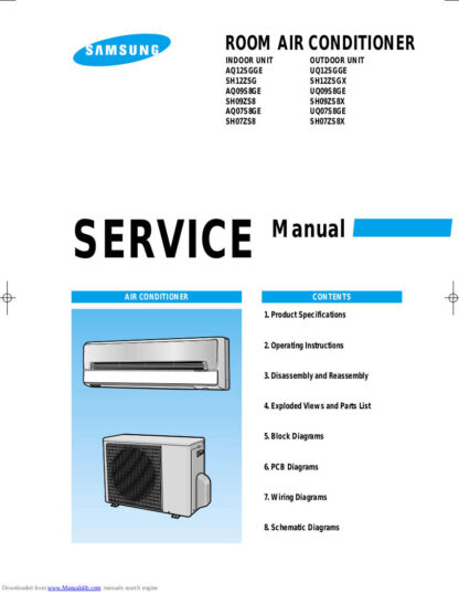 Samsung Air Conditioner Service Manual 177