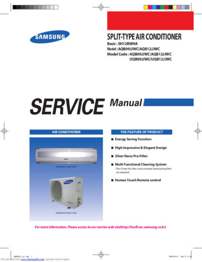 Samsung Air Conditioner Service Manual 180