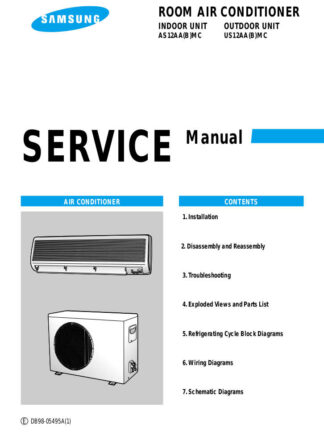 Samsung Air Conditioner Service Manual 182