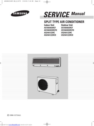 Samsung Air Conditioner Service Manual 183