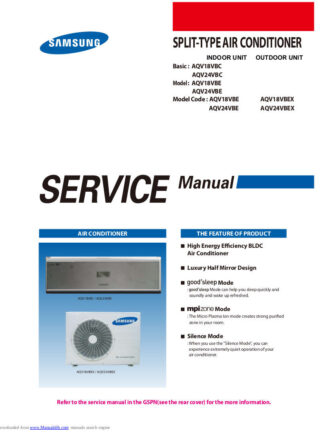 Samsung Air Conditioner Service Manual 184