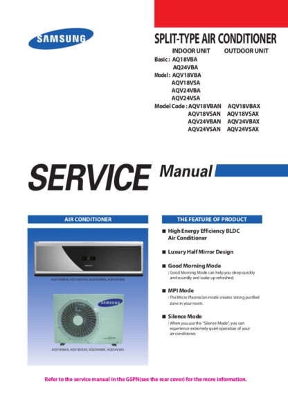 Samsung Air Conditioner Service Manual 185