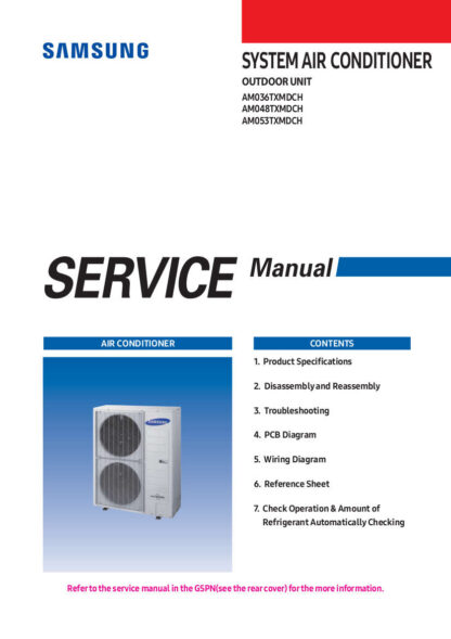 Samsung Air Conditioner Service Manual 188