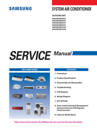 Samsung Air Conditioner Service Manual 189