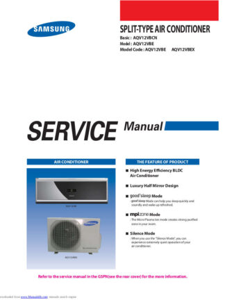 Samsung Air Conditioner Service Manual 192